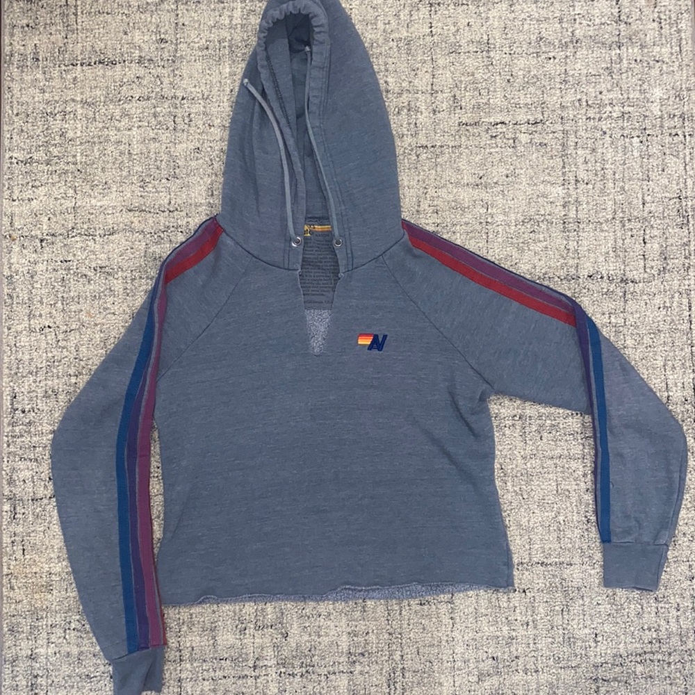 Aviator Nation Womens Cropped Hoodie